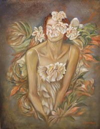 Laiba Maqsood, 36 x 48 Inch, Acrylic on Canvas, Floral Paintings, AC-LMQ-004